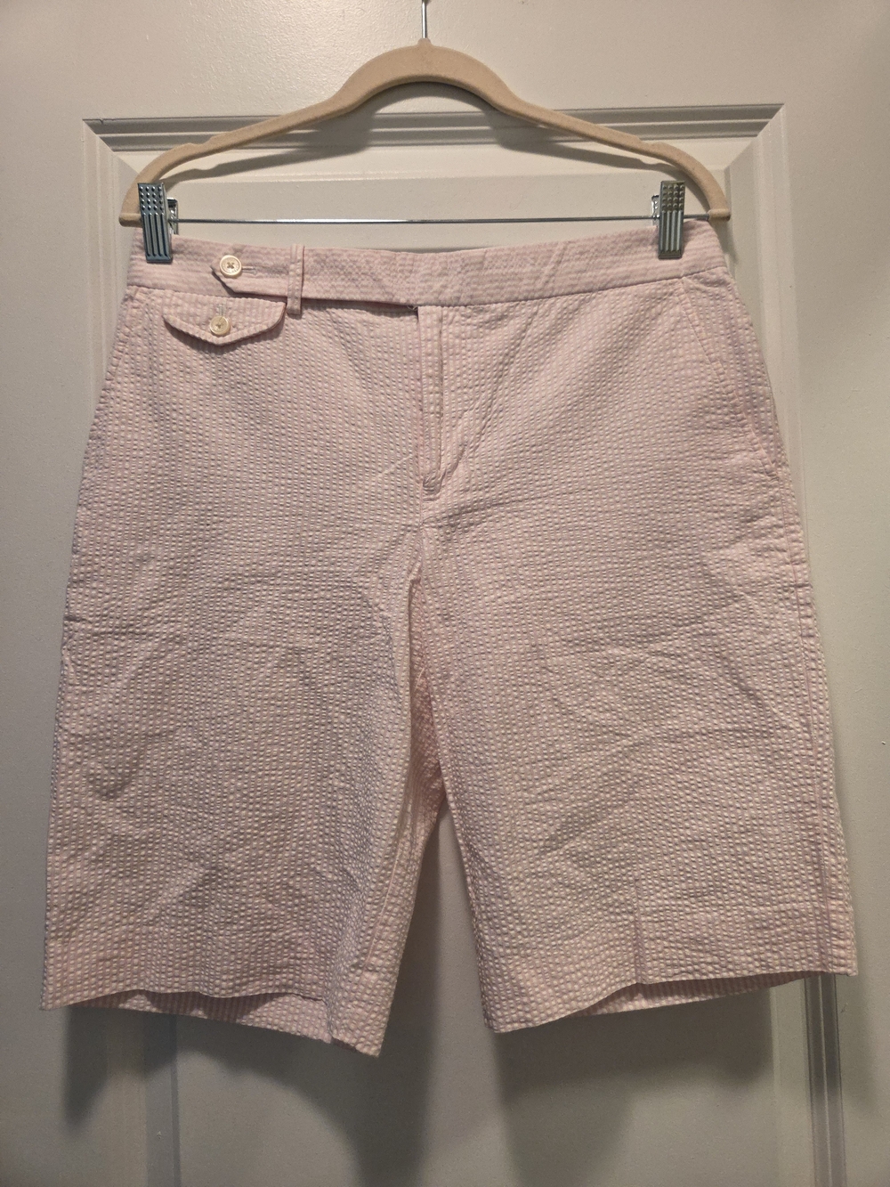 Ralph Lauren Golf Pink Seersucker Shorts Size 6